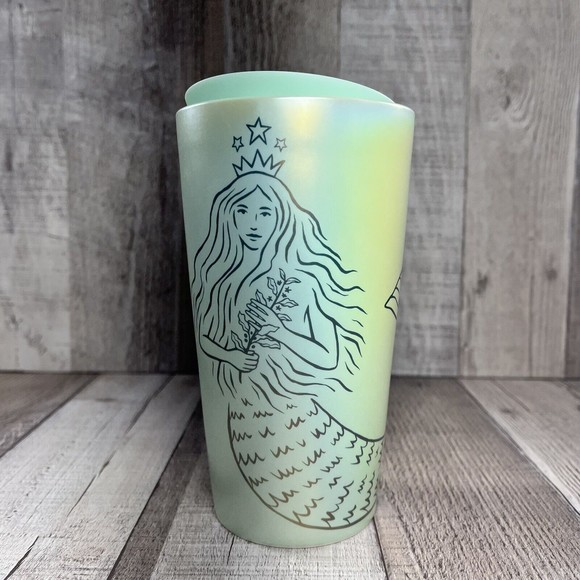 Starbucks Limited Edition 12oz Double Wall Ceramic Mug 50th Anniversary Siren - Picture 3 of 8